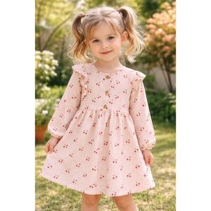 3/25 Danish brand Floral Pink Kids Dress